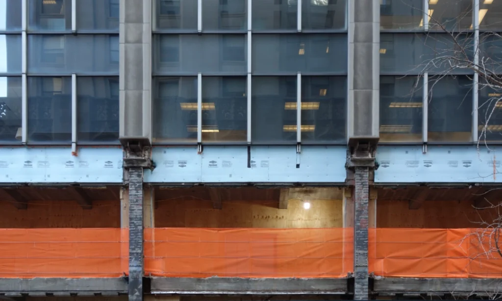 SCHORN_63 Madison_Existing facade demo