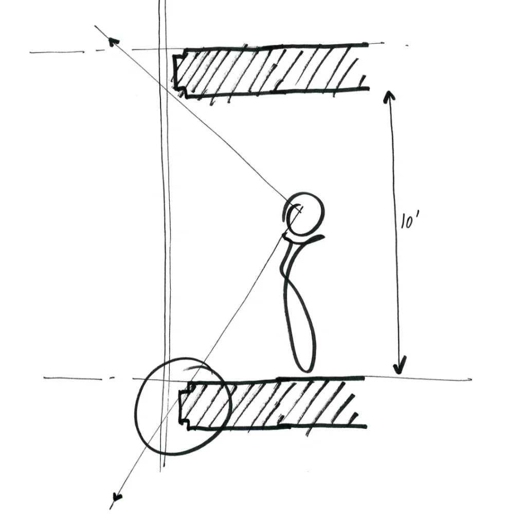 SCHORN_63 Madison_Full floor section sketch