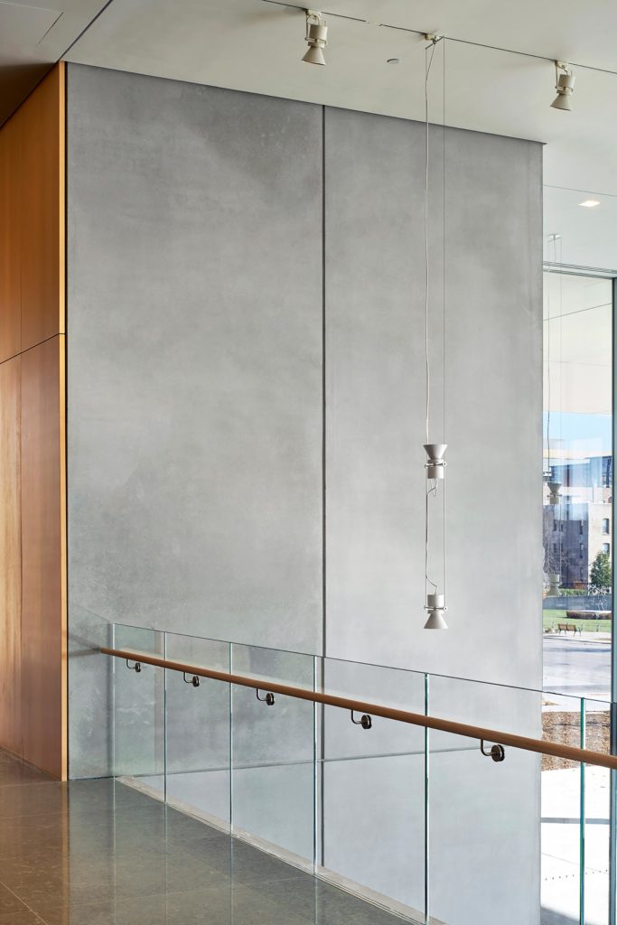 Krause Gateway Center, interior detail, by Renzo Piano Building Workshop