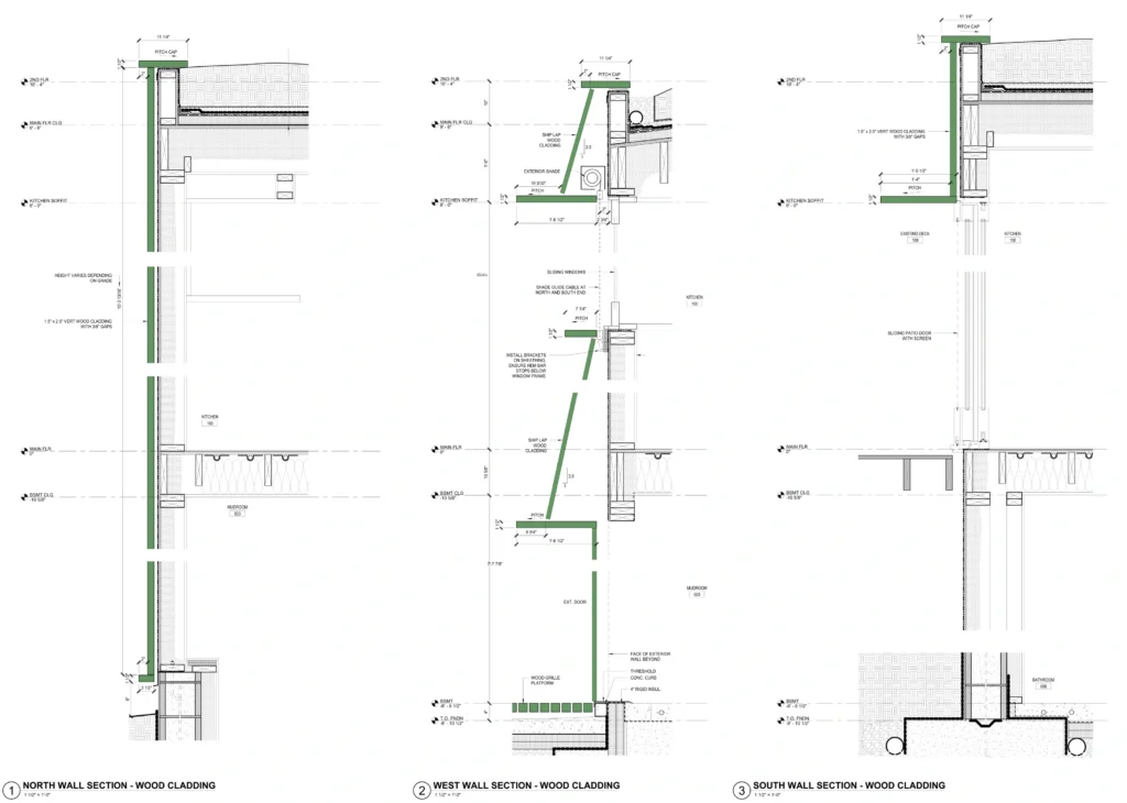 SCHORN_Piermont House_Wood Cladding section details