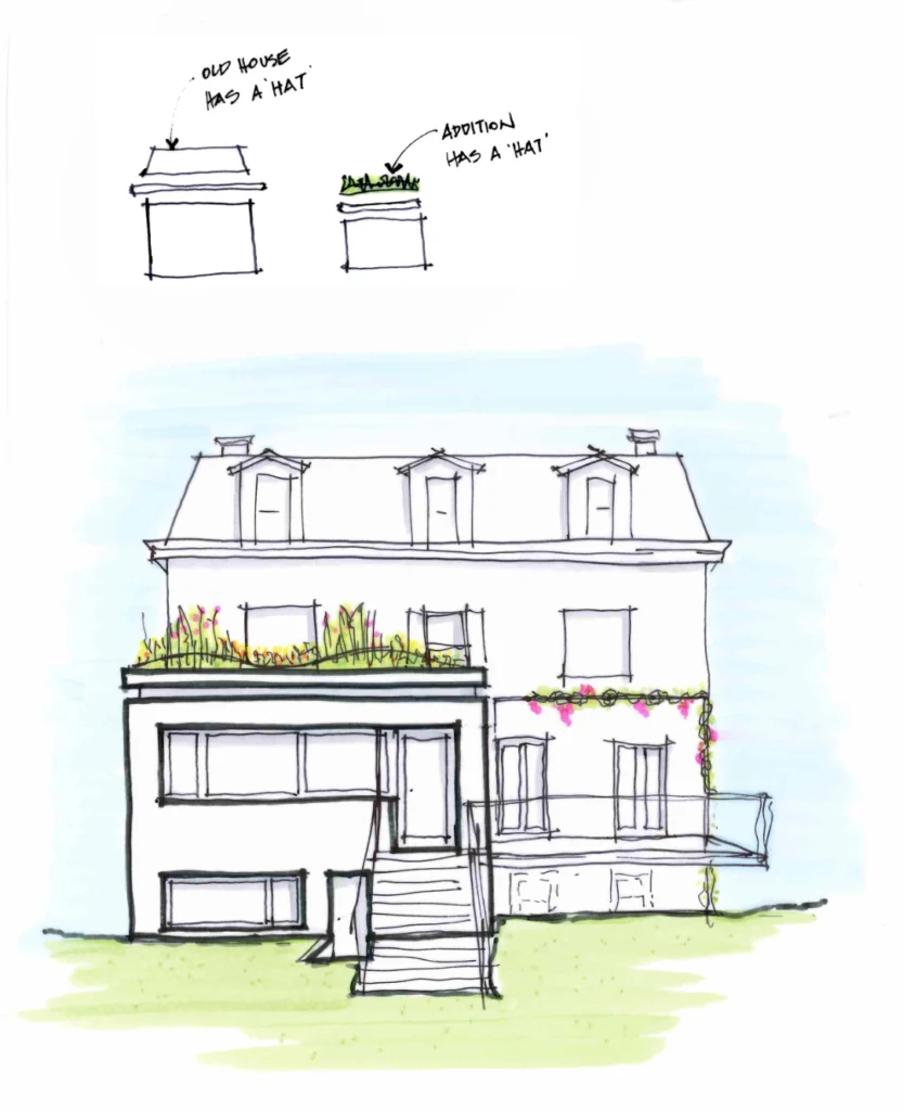 SCHORN_Piermont House_hat sketch