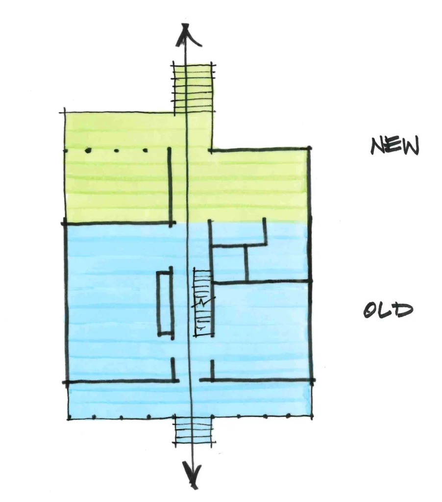 SCHORN_Piermont House_plan sketch