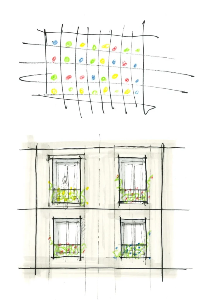 SCHORN_7th Street_facade sketches_2