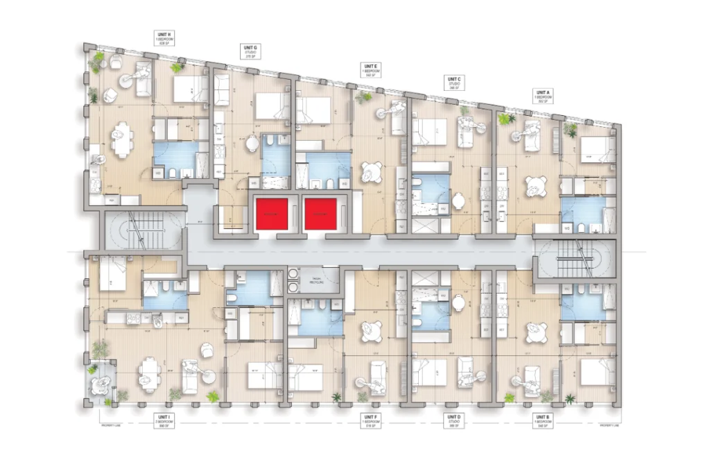 SCHORN_7th Street_plans_9 unit plan