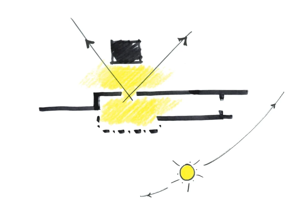SCHORN_DIA_Sun and view sketch