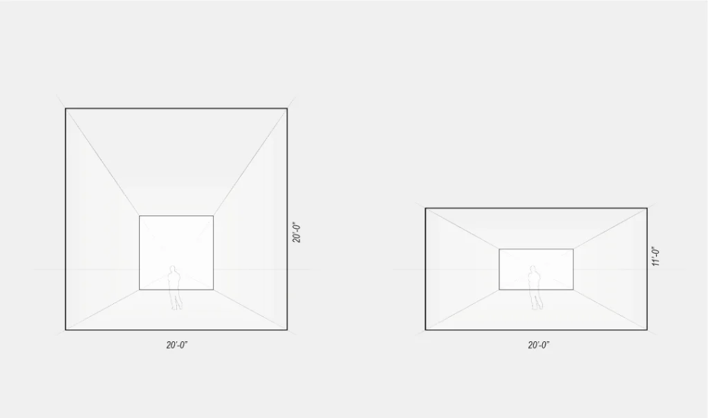 SCHORN_DIA_Tall and short gallery proportions