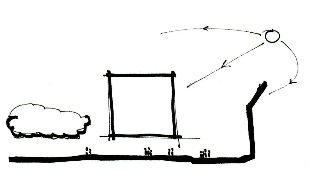 SCHORN_Sara Hilden_Site Section Sketch
